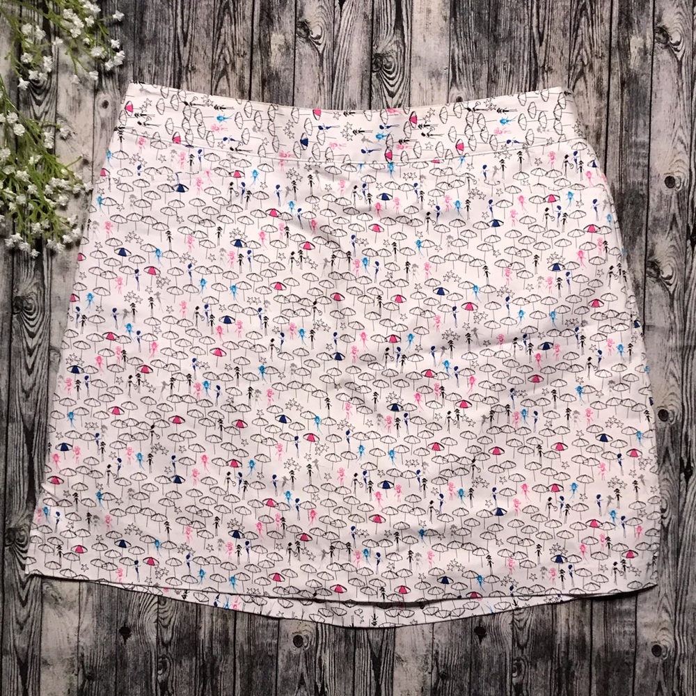 Golf Skort by Lady Hagen with Umbrella Design Sz S